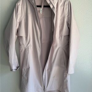 Lululemon Athletica Light Pink Trench Coat